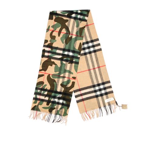 burberry scarf new logo|Burberry camouflage scarf.